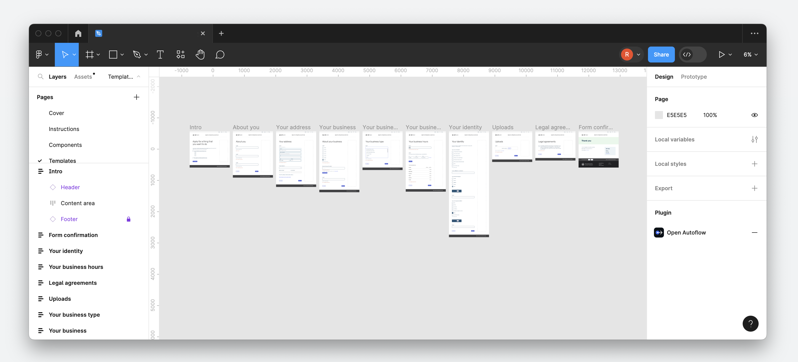 Documentation on Designs